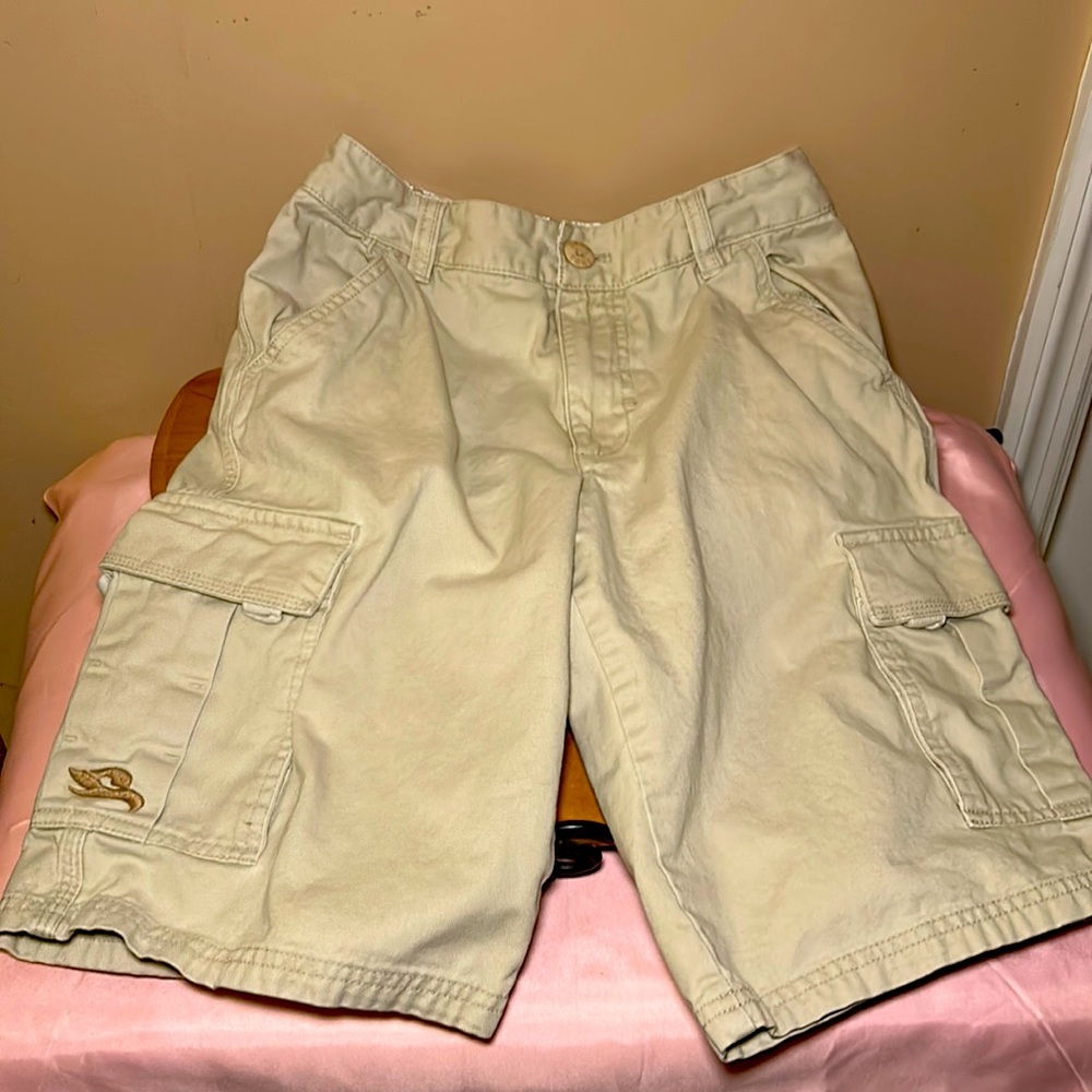 Boys Tony Hawk Khaki Cargo Shorts